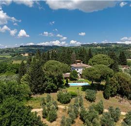 8 Bedroom Villa with Pool near Certaldo, Tuscany, Sleeps 14 - 15